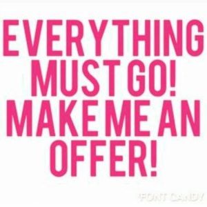 All items will be donated in the next week.